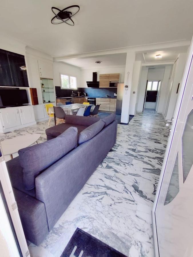 La Villa Castel - Haut De Villa - Parkings- 3 Chambres - 8 Couchages - Jardin - Barbecue كانيو سور مير المظهر الخارجي الصورة