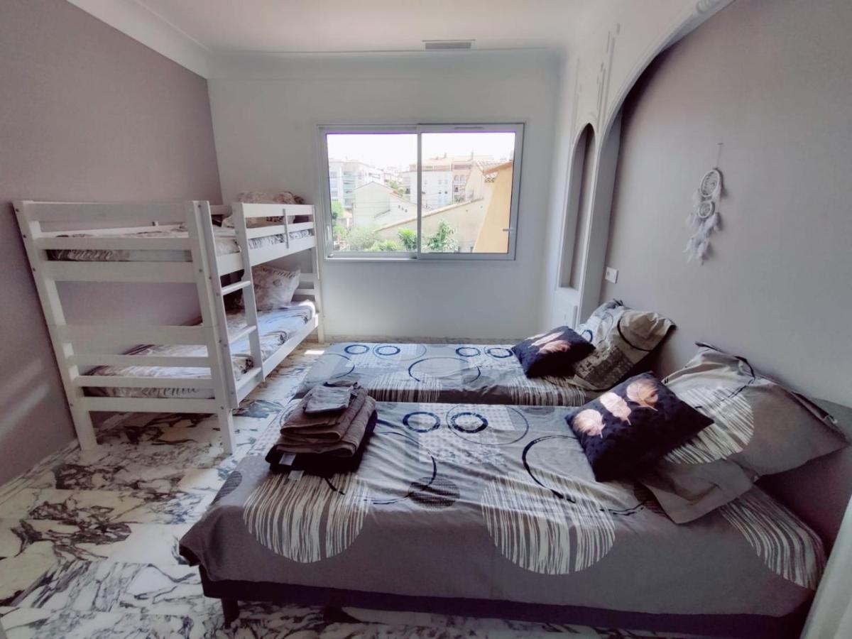 La Villa Castel - Haut De Villa - Parkings- 3 Chambres - 8 Couchages - Jardin - Barbecue كانيو سور مير المظهر الخارجي الصورة